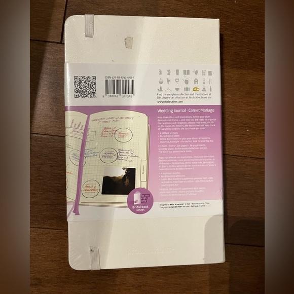 Moleskine Wedding Journal / Carnet de Mariage NWT - Picture 7 of 7